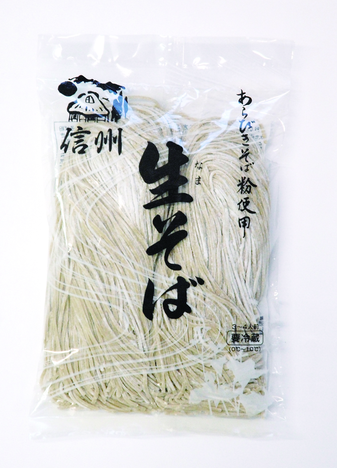 明星生そば 4人前